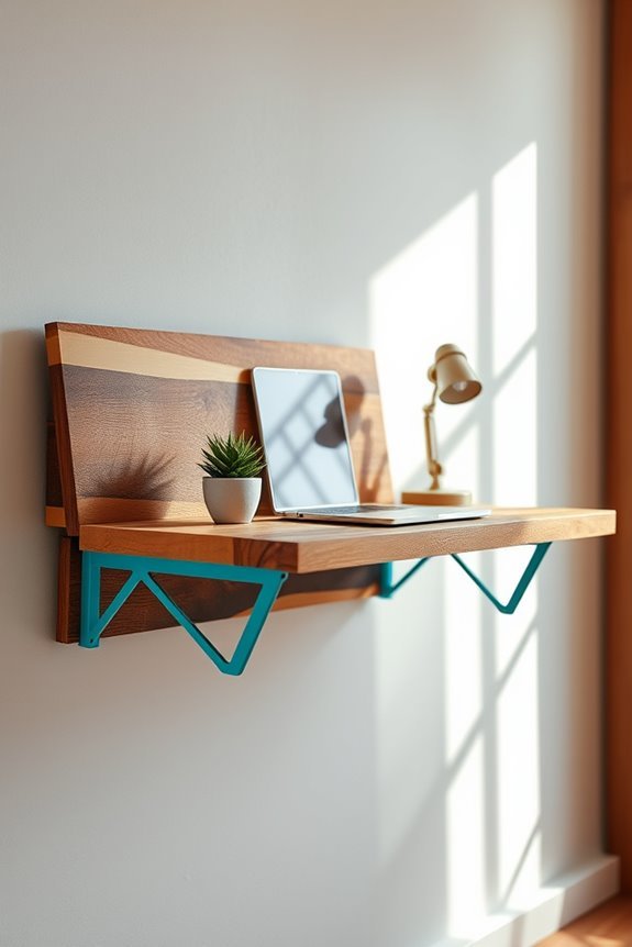 stylish space saving desk solution