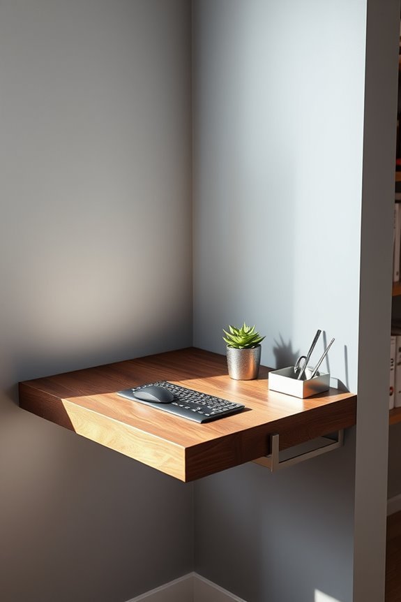 stylish space saving desk solution