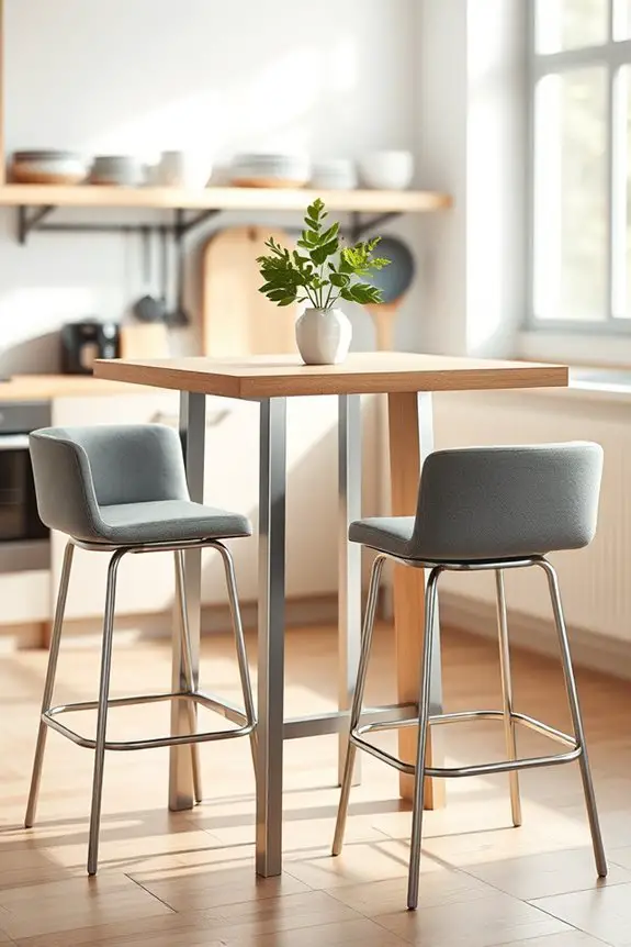 stylish space saving dining solution