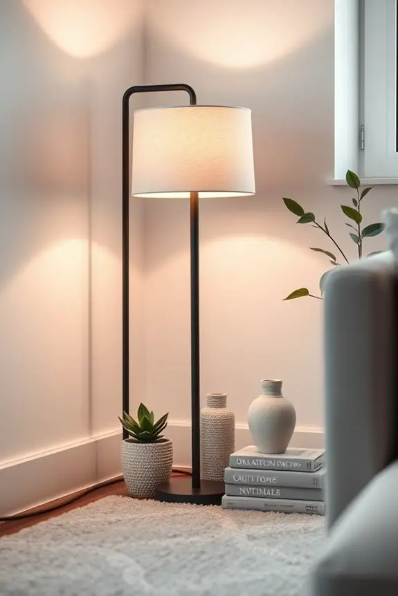 stylish space saving floor lamps