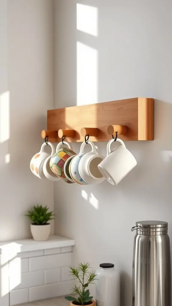 stylish space saving mug holder