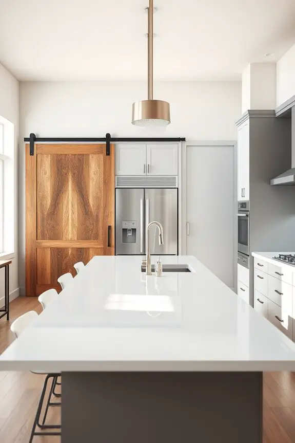 stylish space saving sliding doors