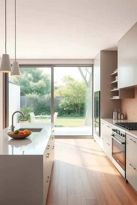stylish space saving sliding doors
