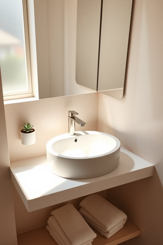 stylish space saving under mount sinks