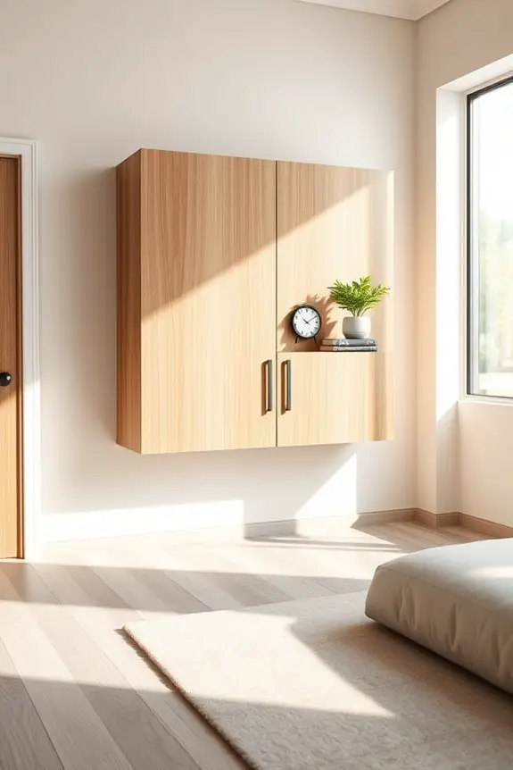 stylish space saving wall storage