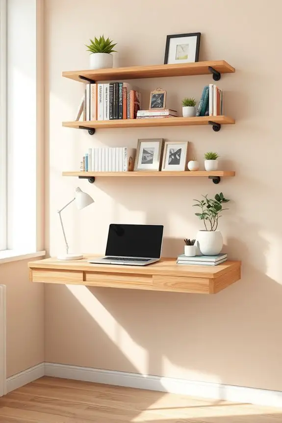 stylish space saving workspace solution