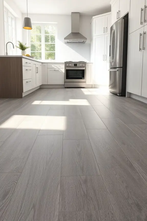 stylish spacious grey tiles