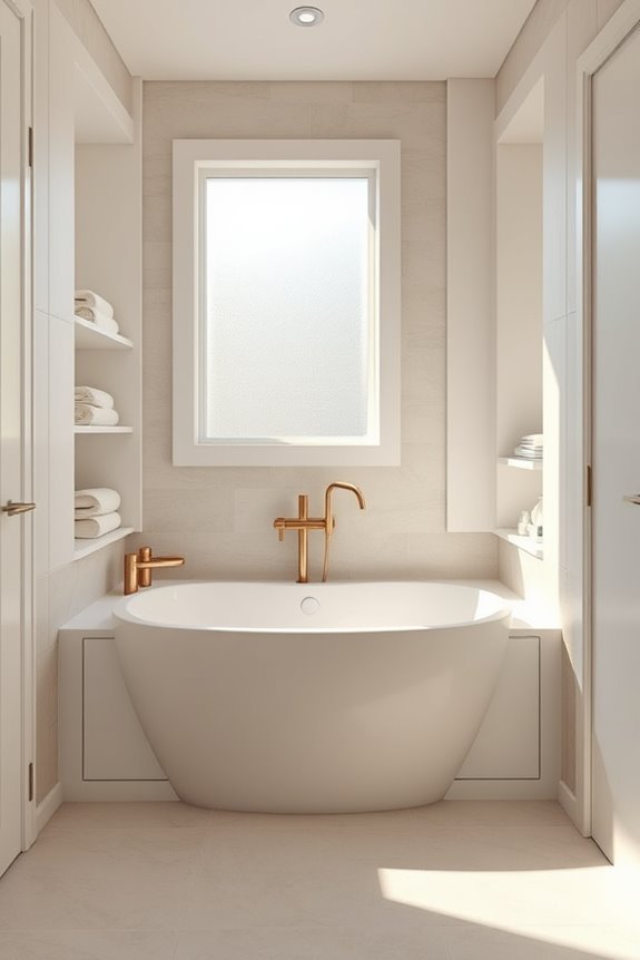 stylish storage bathtub solutions