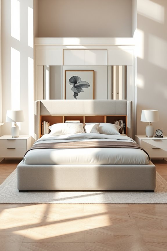 stylish storage box bed