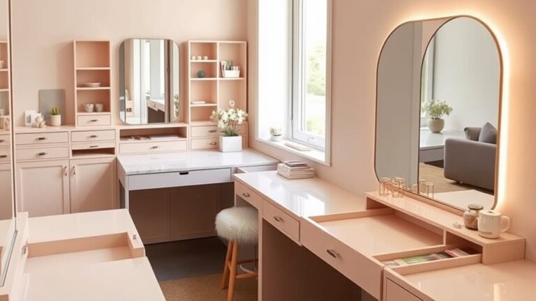 stylish storage dressing tables