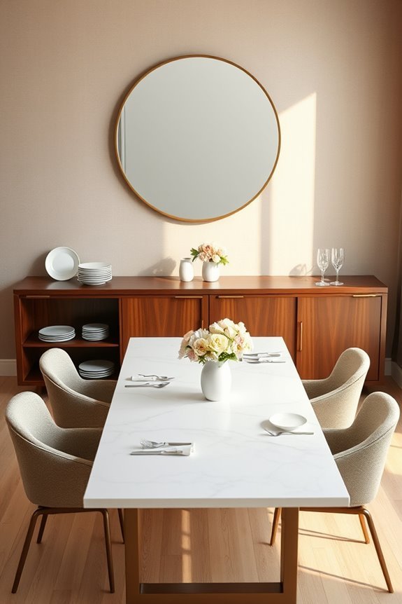 stylish storage for dining