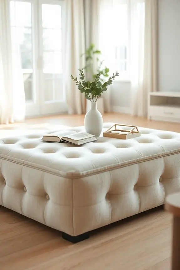 stylish storage ottoman coffee table