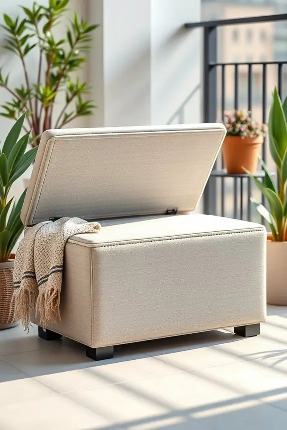 stylish storage seating solution