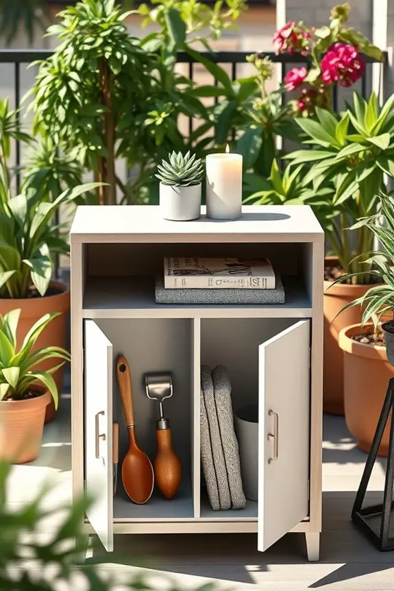 stylish storage side table