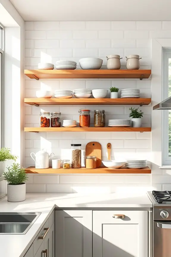 stylish storage solution shelves