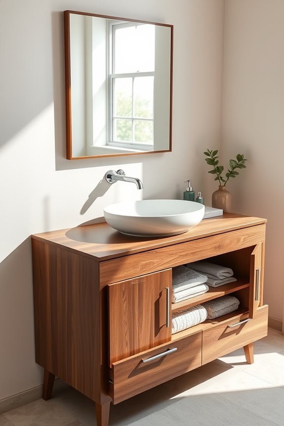 stylish storage vessel vanities