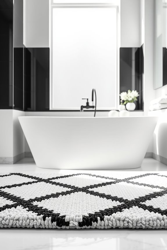 stylish sustainable bath mats