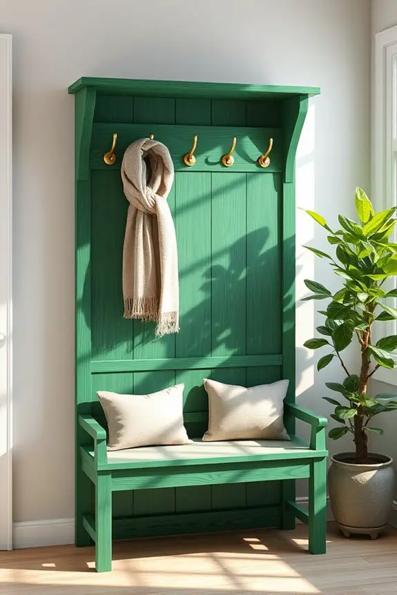 stylish sustainable entryway storage