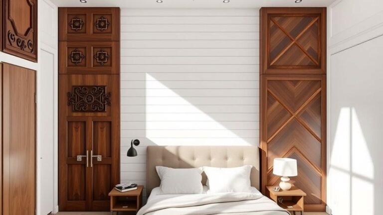 stylish textured wall paneling