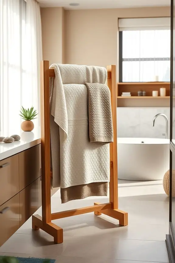 stylish towel display ideas