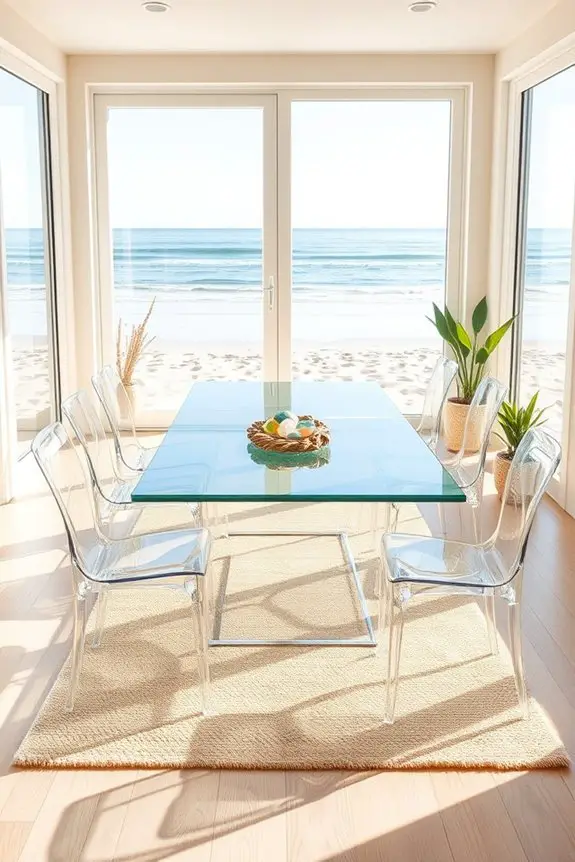 stylish transparent acrylic furniture