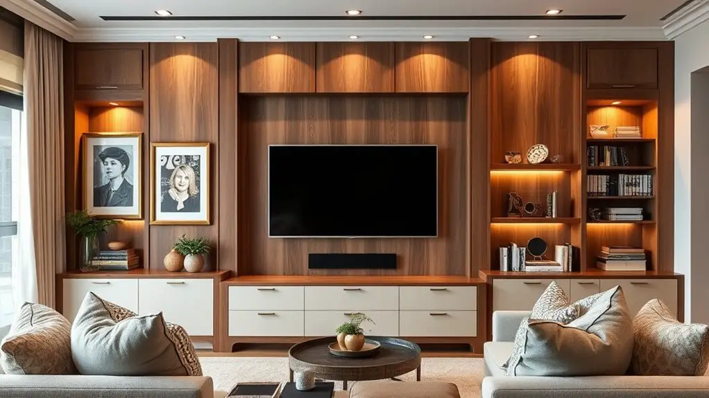 stylish tv wall designs