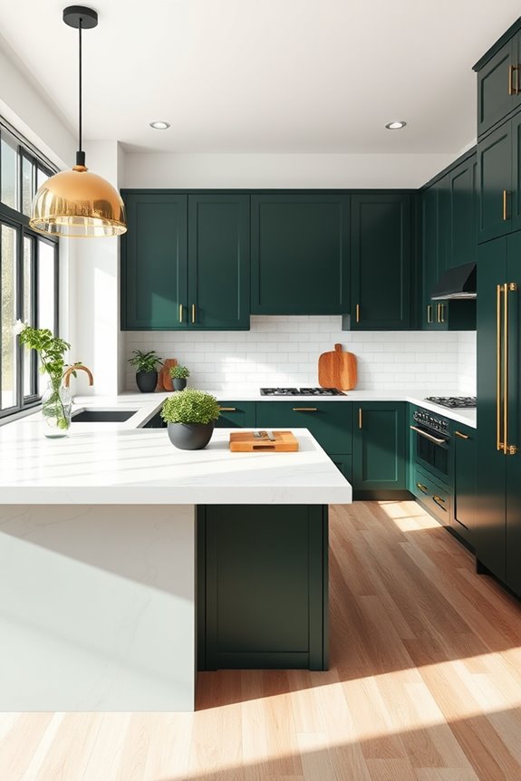 stylish two tone kitchen design
