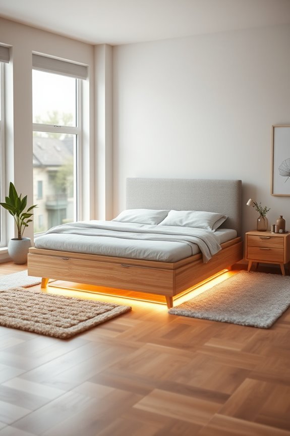 stylish under bed lighting upgrade