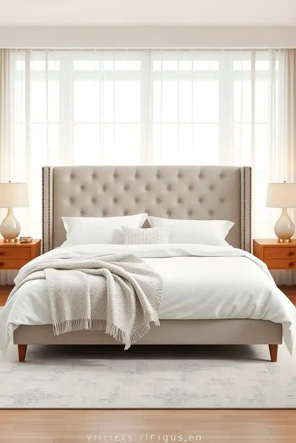 stylish upholstered headboards options