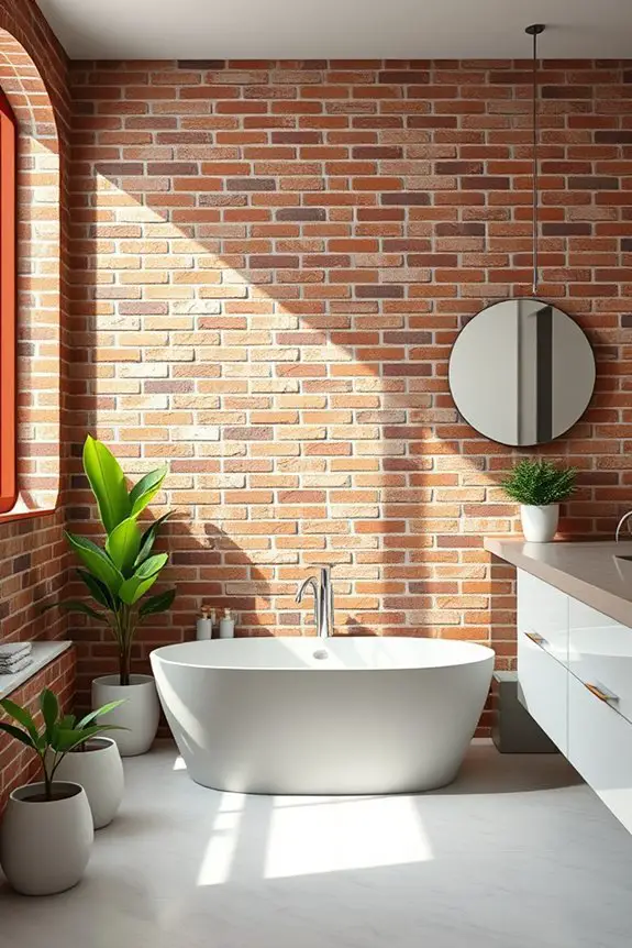 stylish urban brick aesthetic