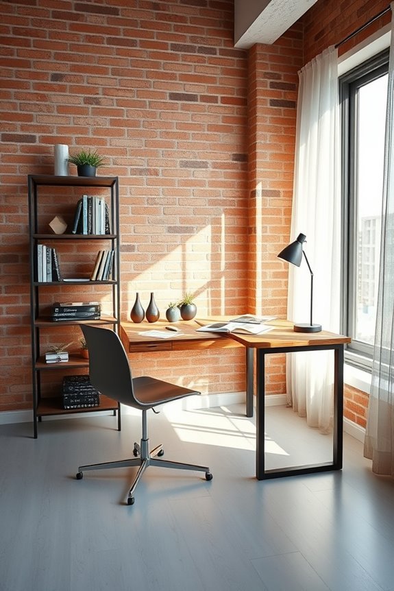 stylish urban home office