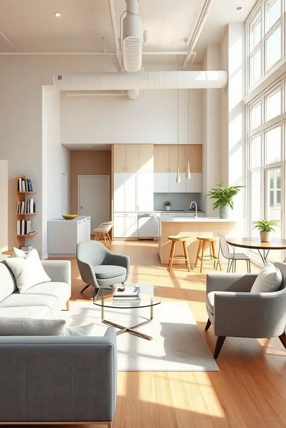 stylish urban living space