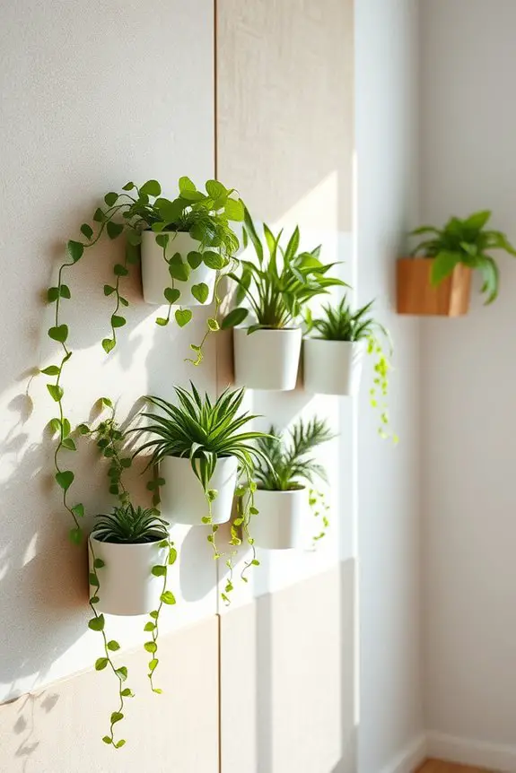 stylish vertical indoor gardens