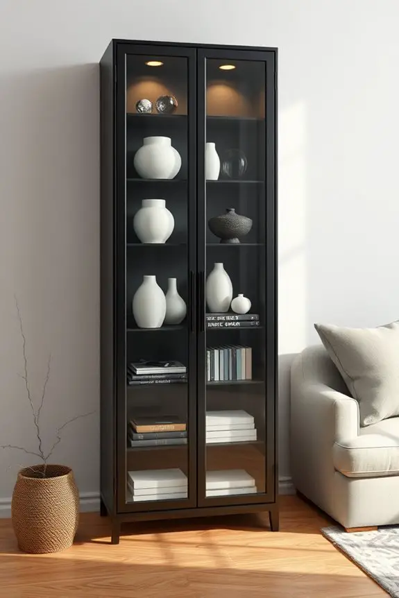 stylish vertical storage solution
