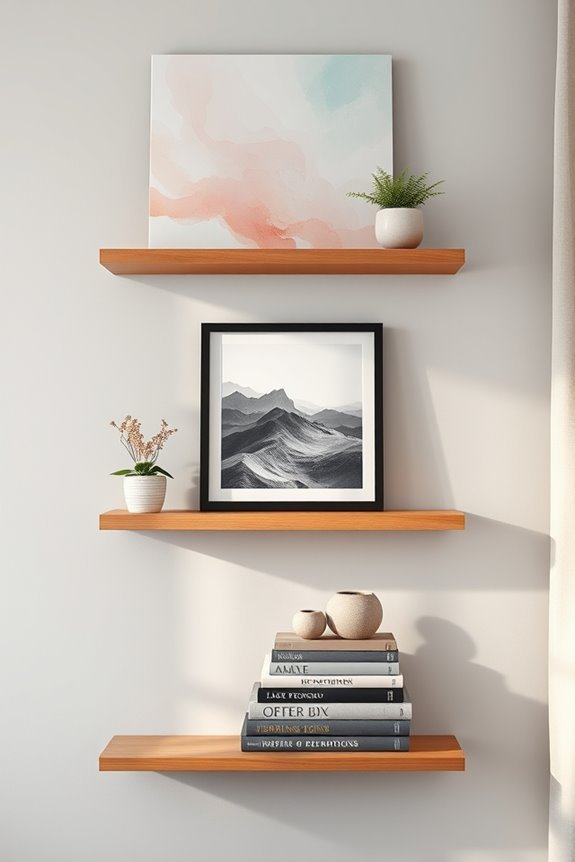 stylish wall art display