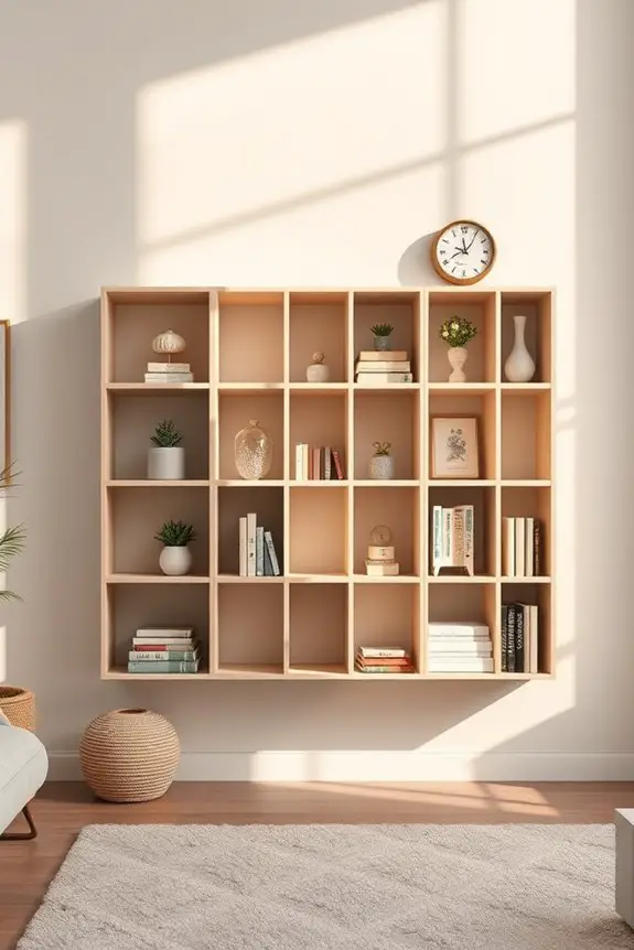 stylish wall mounted storage solution