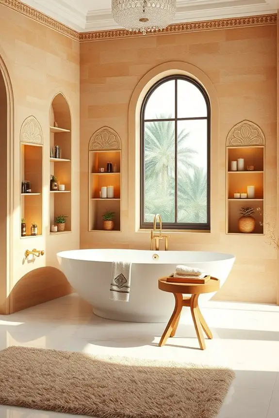stylish wall niches design