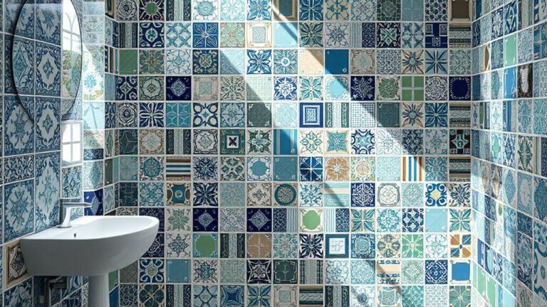 stylish washroom tile designs