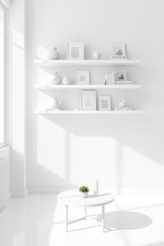 stylish white shelving solutions