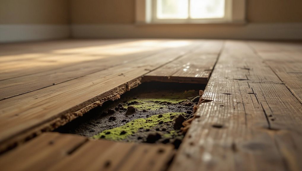 subfloor damage requires attention