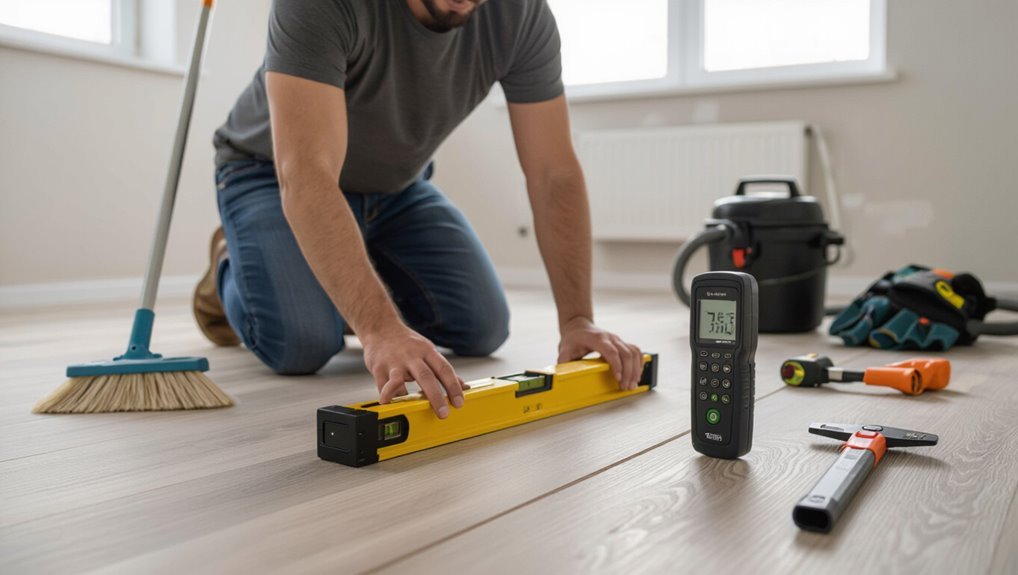 subfloor preparation and inspection