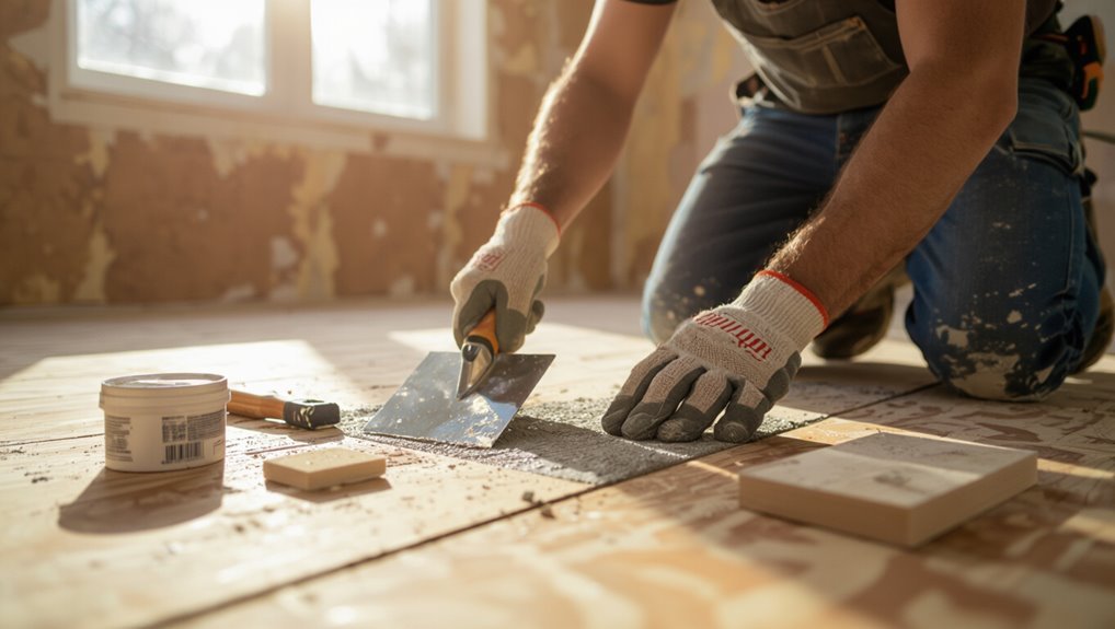 subfloor repair and leveling