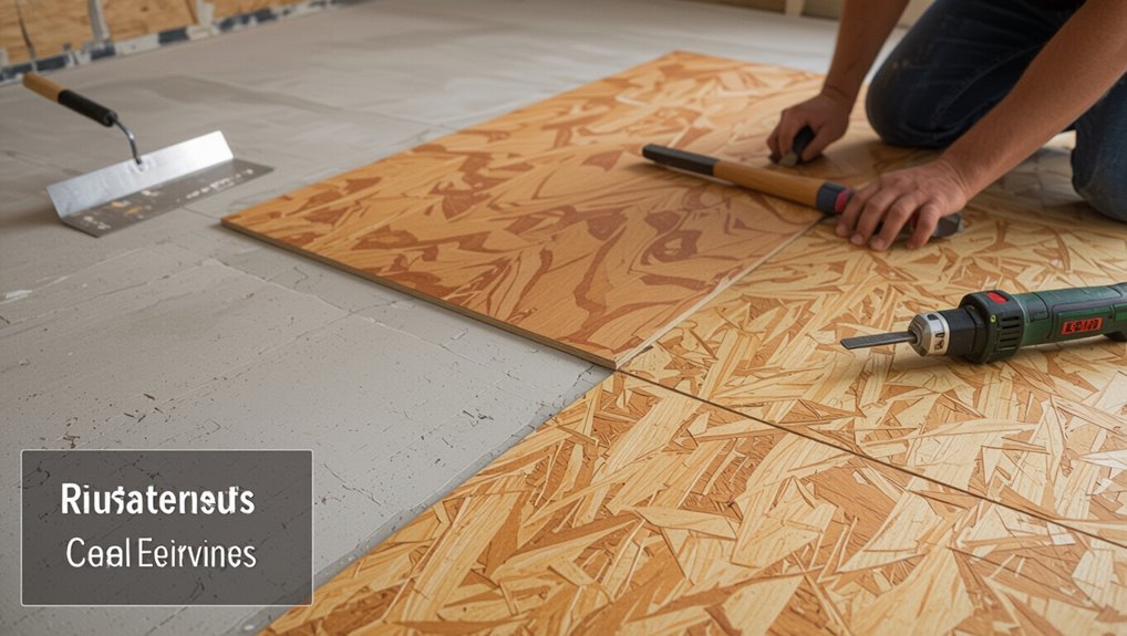 subfloor types influence removal