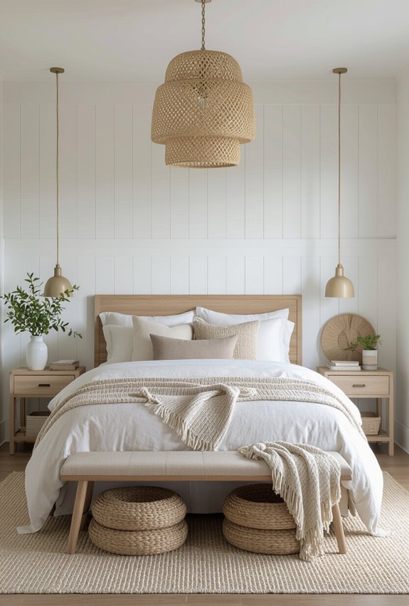 subtle beadboard and shiplap