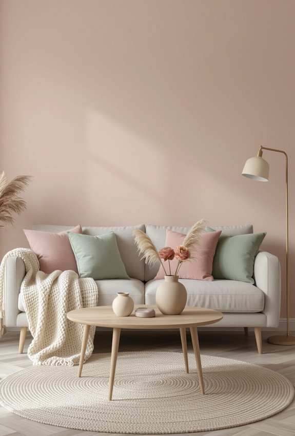 subtle blush accent elegance