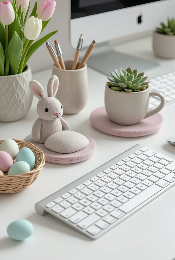 subtle bunny themed functional accessories