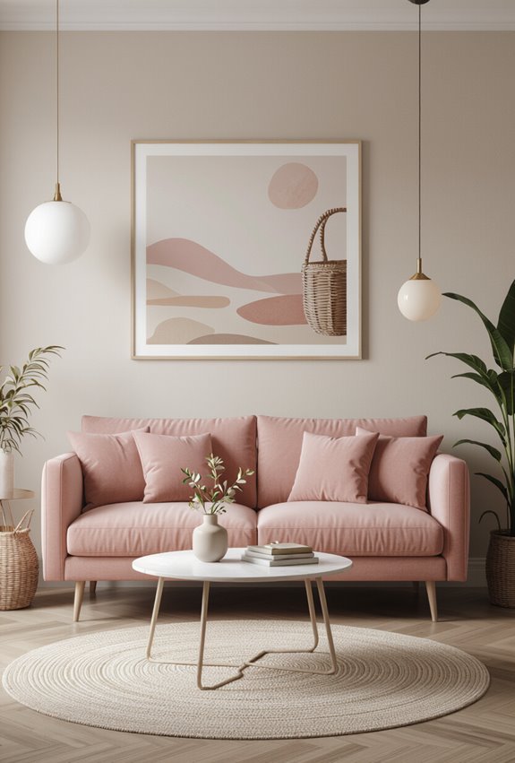 subtle feminine modern balance