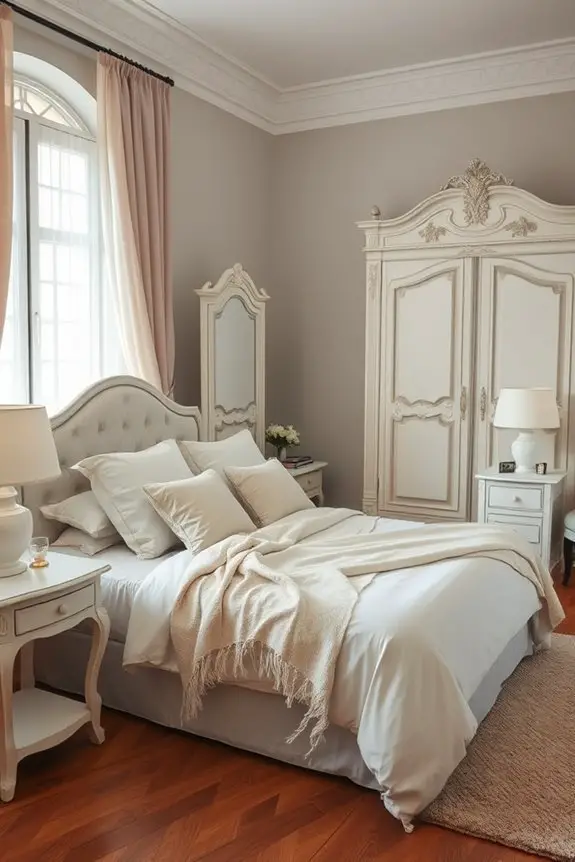 subtle serene bedroom colors