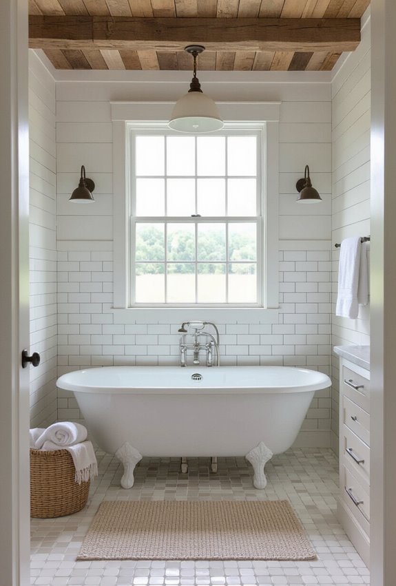 subway tile vintage fixtures