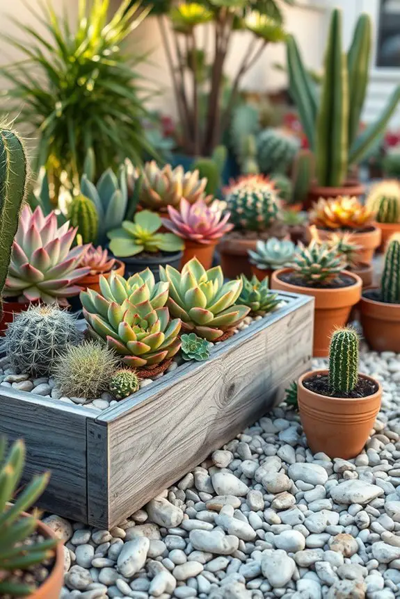 succulent and cacti garden